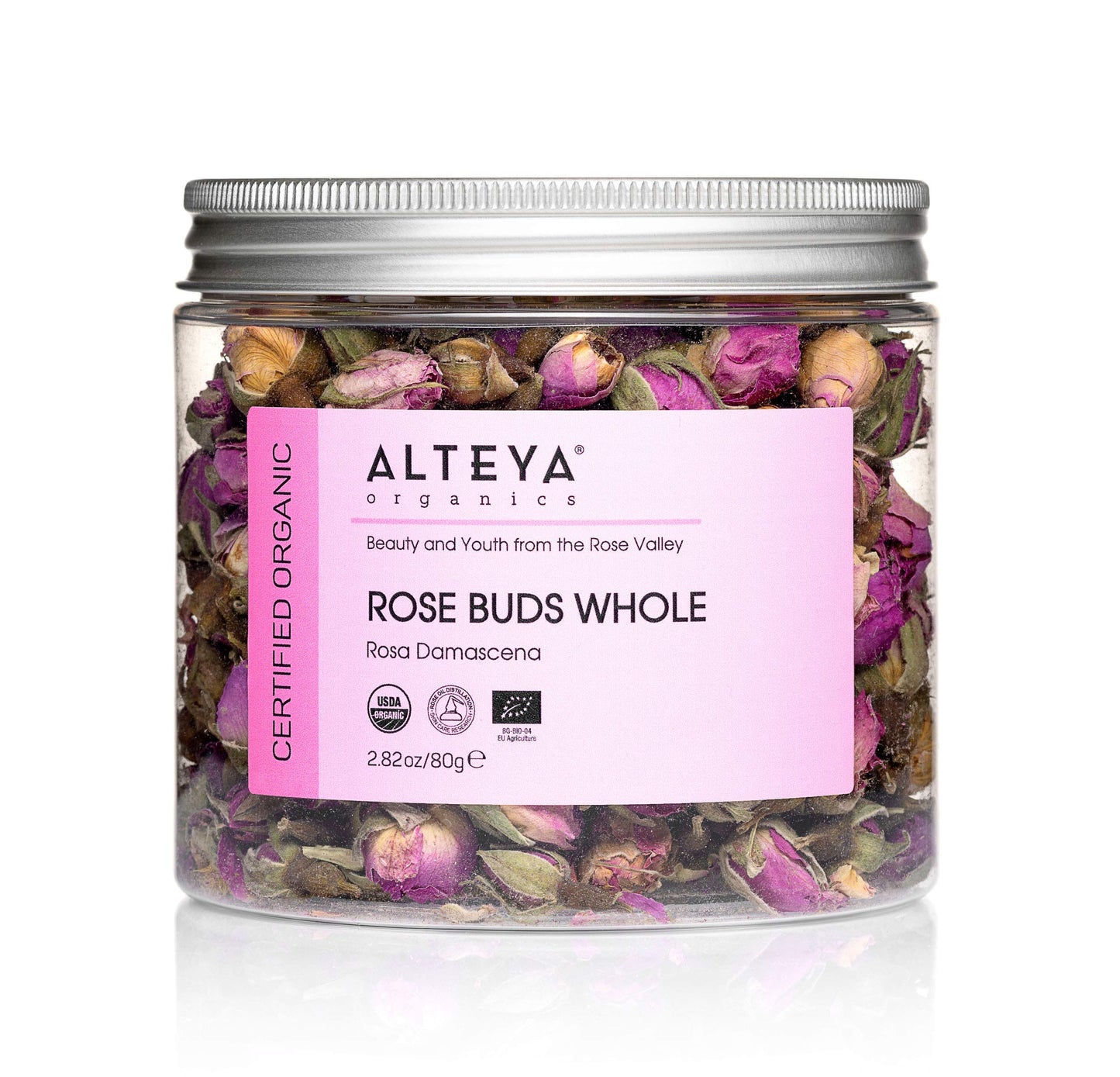 Alteya Organics Rose Bud Tea USDA Certified Organic Herbal Tea