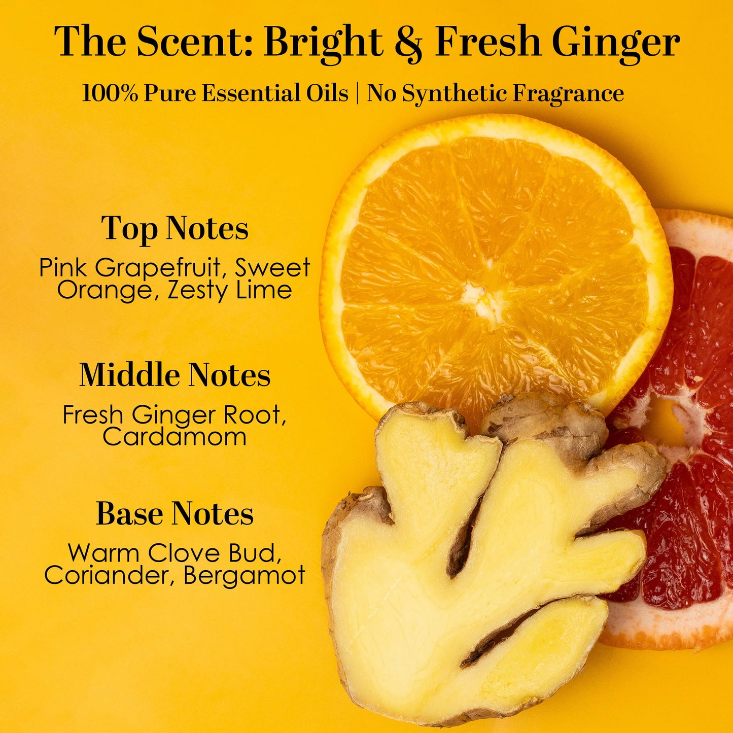 Vitamin C Lotion for Body - Ginger Brightening Cream with Shea Butter, Cupuacu Butter & Squalane - For Dull, Dry Skin - Naturally Scented with Essential Oils, No Synthetic Fragrance