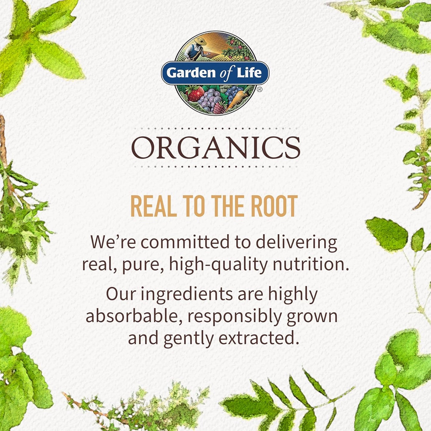Garden of Life Calcium Supplement with Magnesium & Organic Vitamin D3 K2, Made from Whole Foods, Gluten-Free, 180 Count