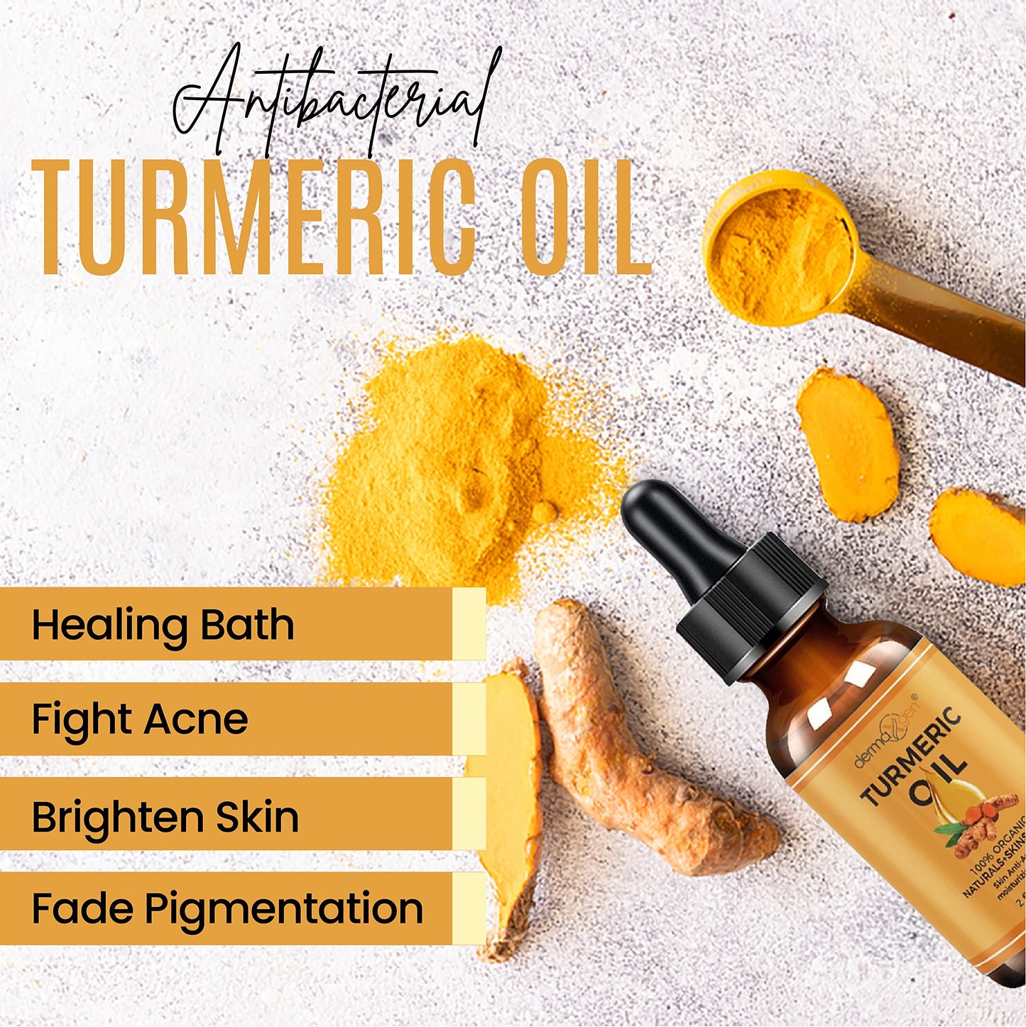 DERMAXGEN Glow Boosting Moisturizer- Anti-Aging, Reduce Acne, Dark Spot Remover, Hydrates & Controlling Oil & Refining Pores Turmeric Mask - Set of 4 (Turmeric Complete Set)