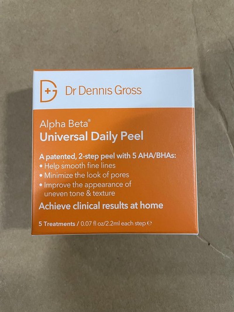 Dr. Dennis Gross Alpha Beta Universal Daily Peel: for Uneven Tone or Texture and Fine Lines or Enlarged Pores, (5 Treatments)