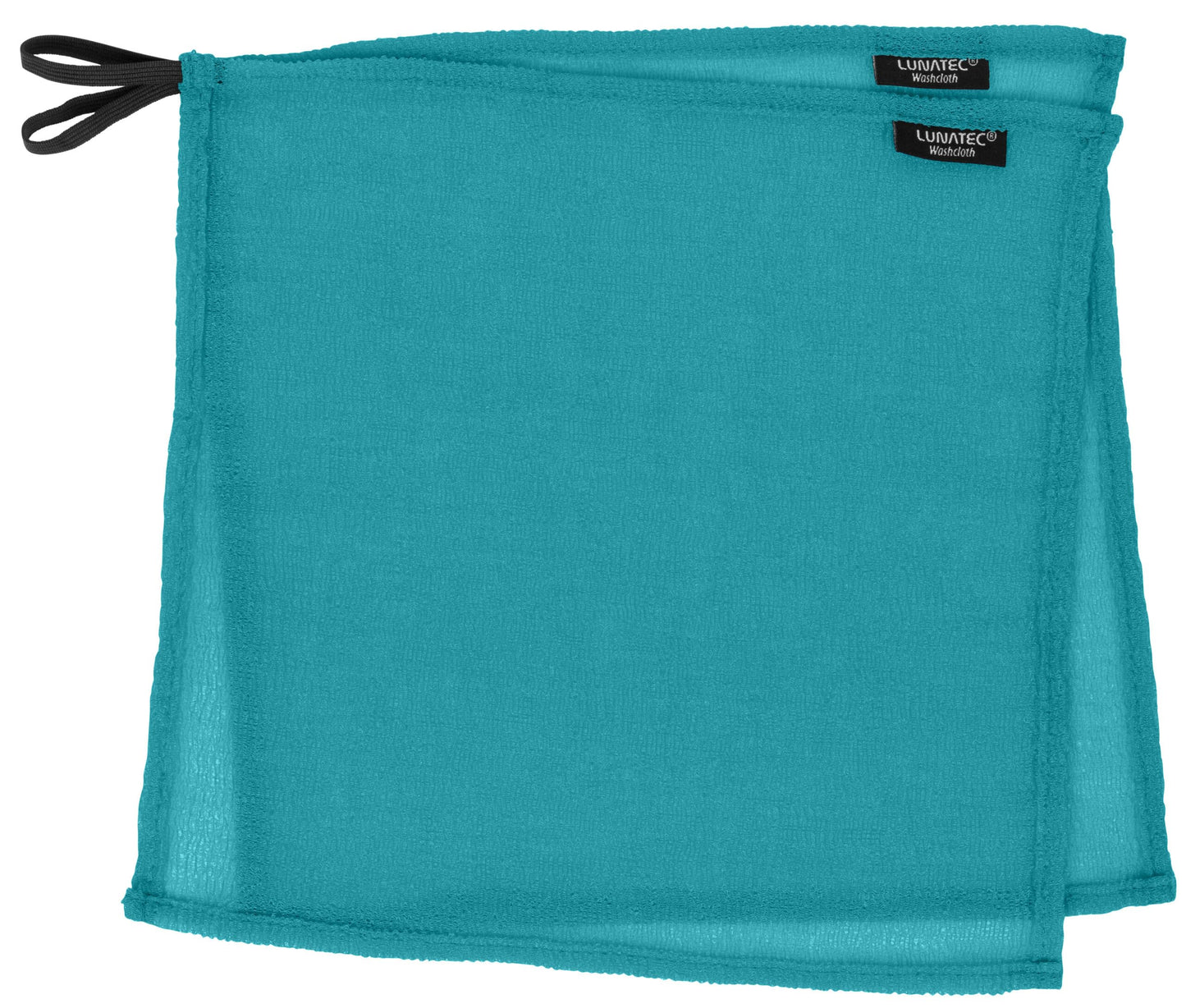 Lunatec® Self-Cleaning Washcloth. A Camping & Travel Essential. Quick Drying, Light Exfoliator, Odor-Free & Lathers Great. (Blue 2pack)