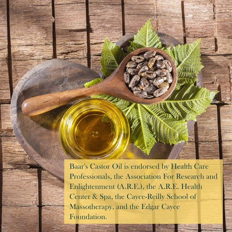 Baar Organic Castor Oil - 32 Oz. - Cold Pressed! Hexane Free! Castor Oil for Hair, Eyelashes, Eyebrows, Skin, Eliminations, and Many More! - Exclusive Palma Christos® Brand