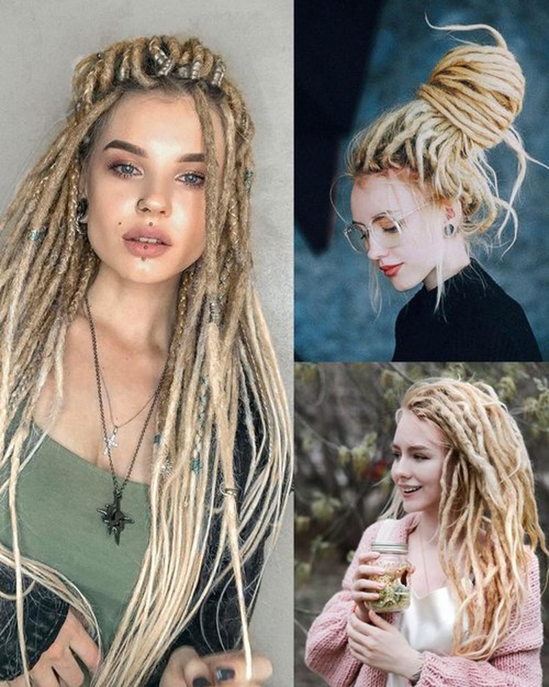 24 Inches Single Ended Dreadlock Extensions for Women(0.6 cm Width,50 Strands-Natural Brown),Faux Locs Crochet Hair,Soft Synthetic Loc Extensions(24"-5 Packs,30#)