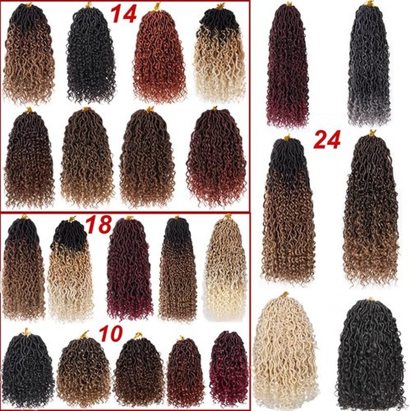 Beverlee 30 Inch Goddess Locs Crochet Hair 8 Pcak Boho Locs Goddess Faux Locs Boho Crochet Locs Pre Looped Soft Hippie Locs Synthetic Bohemian Curly Crochet Locs Hair for Black Women