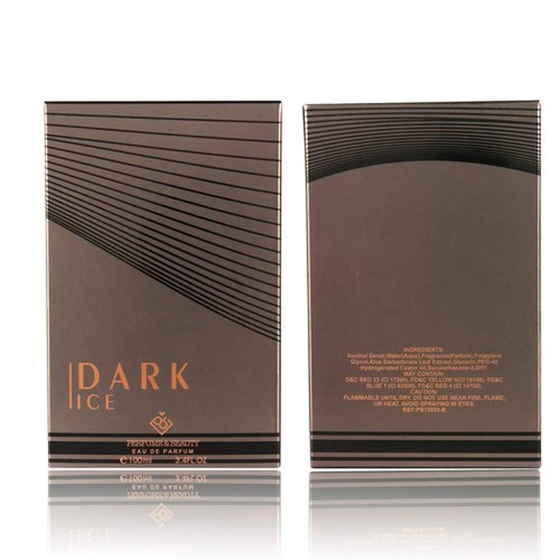 PERFUME&BEAUTY DARK ICE Perfume for Men Parfum 100ML 3.4 fl.oz-Black