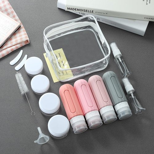 Mrsdry 16 Pack Travel Bottles Set for Toiletries, Leakproof Travel Containers for Toiletries TSA Approved Silicone Travel Accessories Squeezable Refillable 3oz for Shampoo Conditioner Lotion