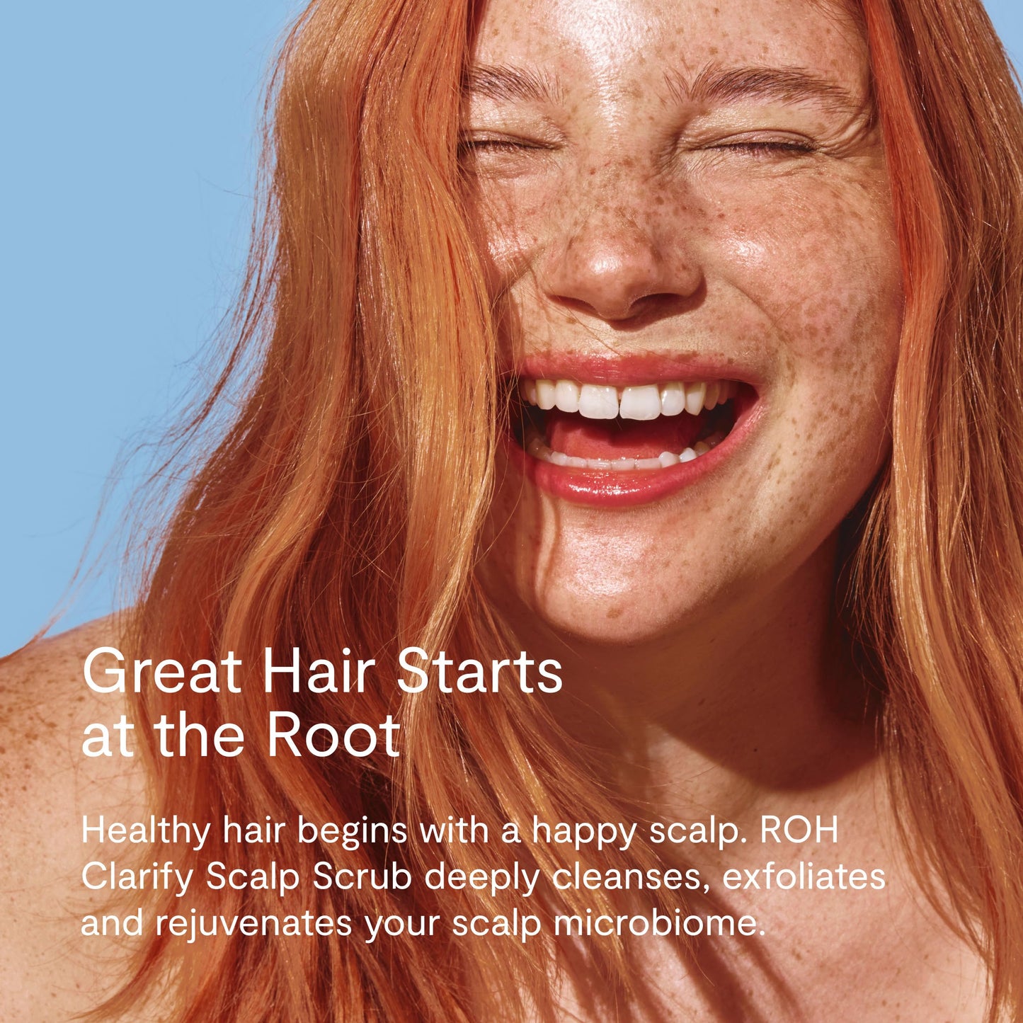 ROH Clarify Scalp Scrub 180g - Clarifying deep cleanse for build-up prone hair and oily scalp, Cruelty-Free