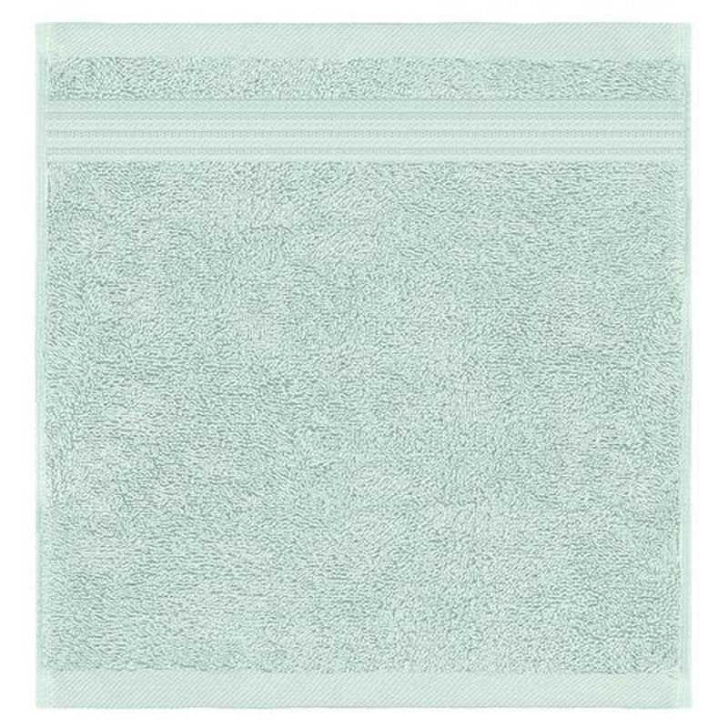 American Veteran Towel, 100% Cotton Turkish Washcloths for Bathroom Essentials 4 Pack, Soft Absorbent Wash Cloths Quick Drying Small Towels Washrags, Mint Green