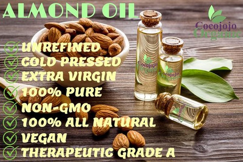 Dr Joe Lab Bitter Almond Oil - 16 oz - Pure Natural Sourced Non-GMO Bulk Carrier Oil - for Skin, Hair, Body, Nails, Face, Arms & Legs - Hydrates, Nourishes, Moisturizes