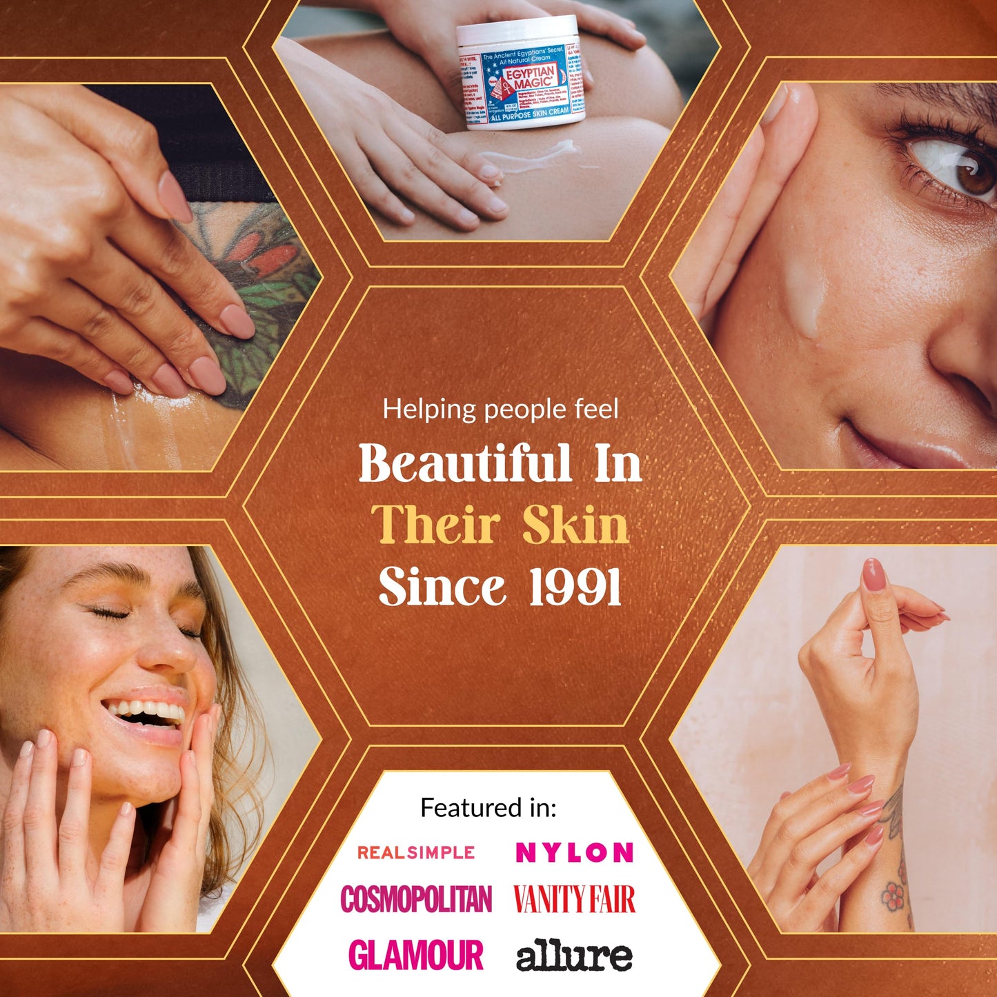 Egyptian Magic - All Purpose Face, Body, and Dry Skin Moisturizing Cream, Skin Protectant for Women & Men, 1oz Jar