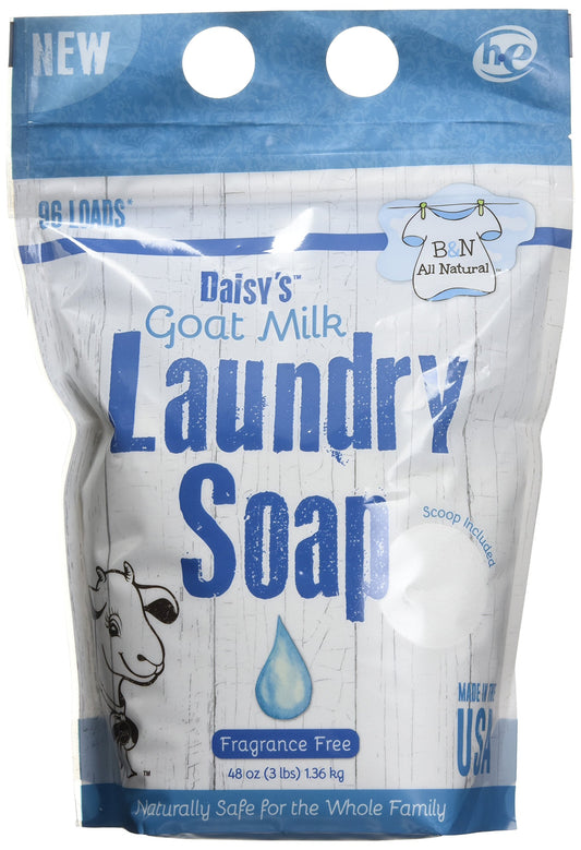 B&N All Natural At Home, Daisy's Goat Milk Laundry Soap, Lavender, 45 Loads, 30.4 Ounce