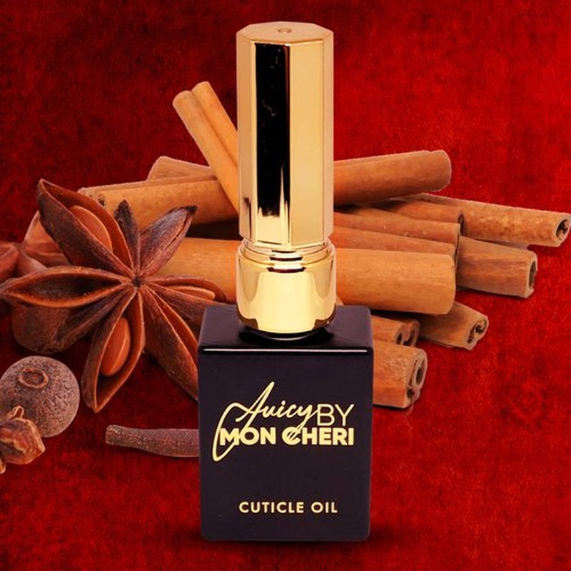 Juicy By Mon Cheri Nail Perfection Cuticle Oil: Moisturizes, Repairs, and Promotes Growth for Stronger, Healthier Nails. Ideal for Natural Nails. 10ml Red Hot P Golden Touch Treatment