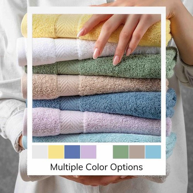 TEXTILOM Washcloths for Body and Face – Hotel and Spa Quality & Soft & Absorbent & Quick Dry Wash Cloths for Your Body – 100% Turkish Cotton Wash Clothes Towel Set of 4 (13 x 13 inches) - White