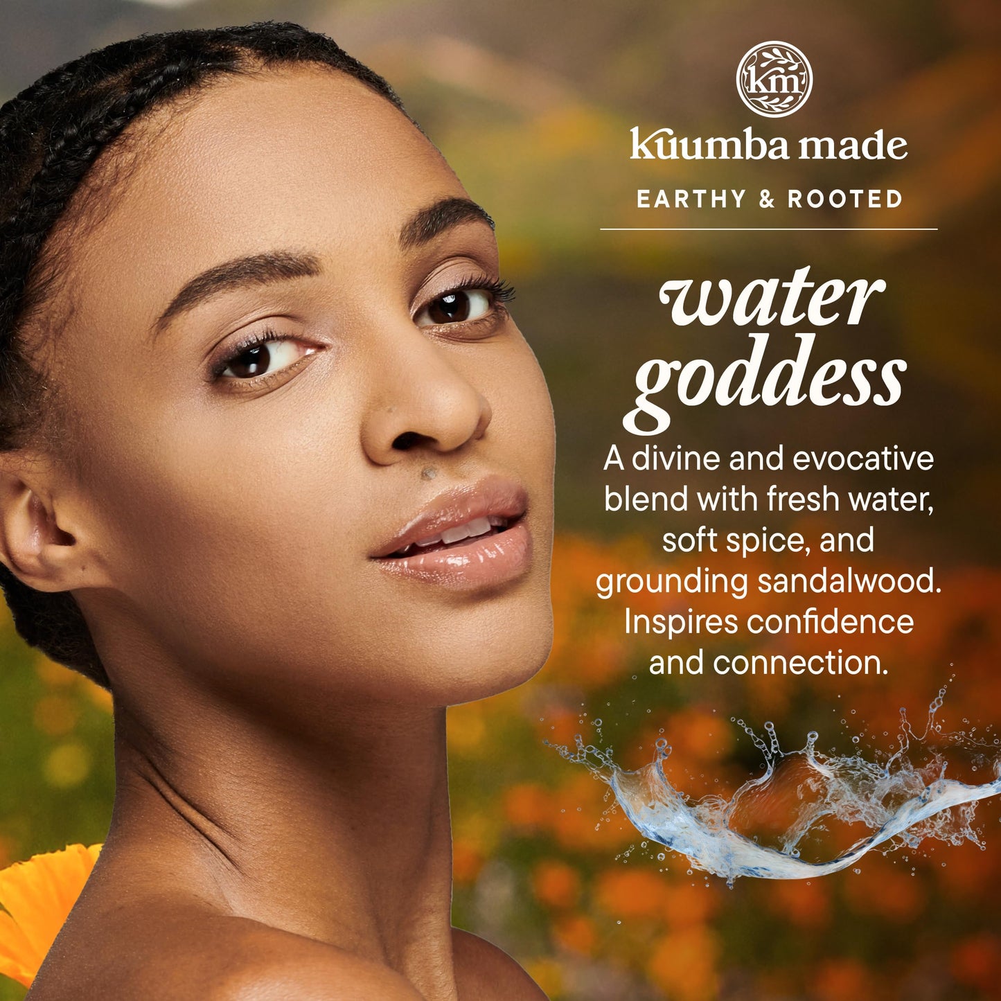 Kuumba Made Water Goddess Fragrance Oil Roll-On, Alcohol-Free, 0.5 Fl Oz