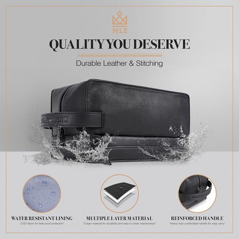 Leather Toiletry Bag for Men, Gift For Men, Mens Travel Bag Toiletry, Leather Shaving Bag, Leather Dopp Kit for Men, Mens Leather Toiletry Bag, Mens Travel Toiletry Bag, Hygiene & Grooming Kit