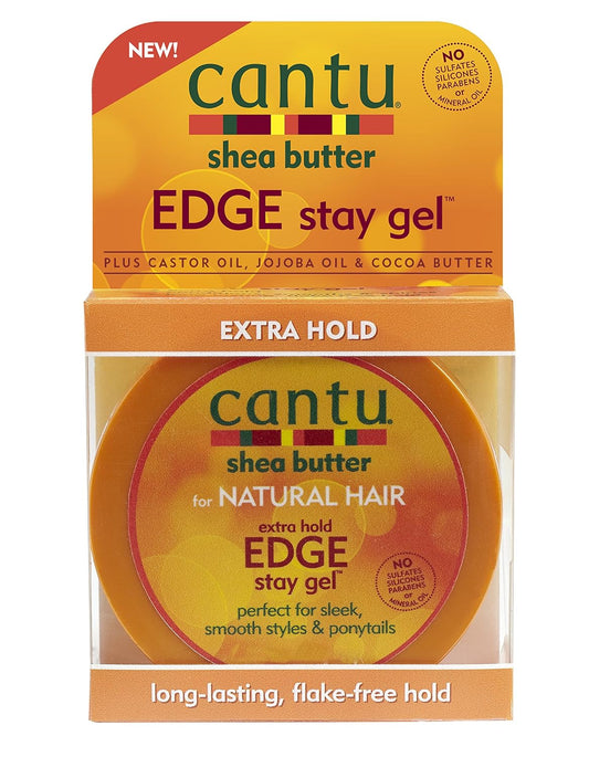 Cantu Natural Hair Styling Gel Stay Extreme Hold Tube, 8 Oz