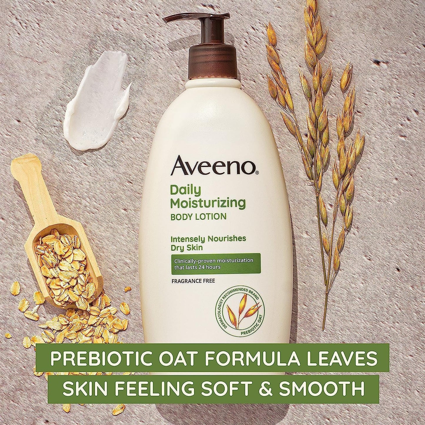 Aveeno Daily Moisturizing Lotion & Wash Regimen Pack, Nourishing Daily Moisturizing Body Lotion for Dry Skin, 18 oz, & Hydrating Body Wash with Soothing Prebiotic Oat, 18 oz, 2 Items