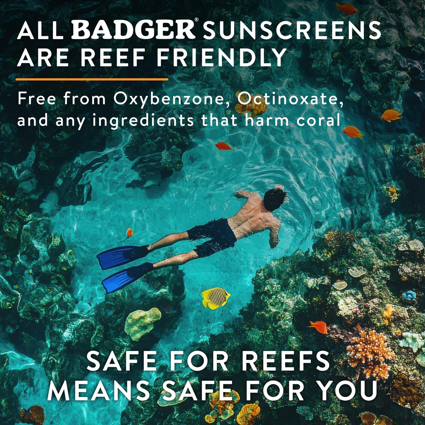 Badger Mineral Sunscreen Face Stick SPF 35, 97% Organic Unscented Zinc Oxide Travel Sunscreen, Coral Reef Safe Travel Size Stick, .65 oz
