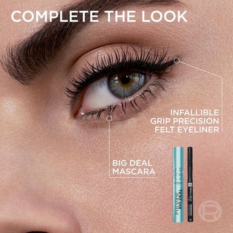 L’Oréal Paris Paradise Big Deal Waterproof Mascara, Volumizing and Lengthening Mascara, Buildable, Clump Resistant, Black Mascara, 0.33 Fl Oz
