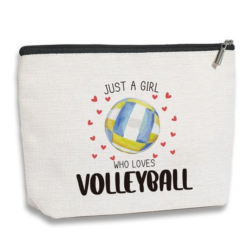 kdxpbpz Volleyball Gifts Inspirational Gifts for Women Volleyball Gifts for Players Teams Women Birthday Gifts for Women Her Best Friend Sister Coworker BFF Besties Volleyball Stuff Makeup Bag