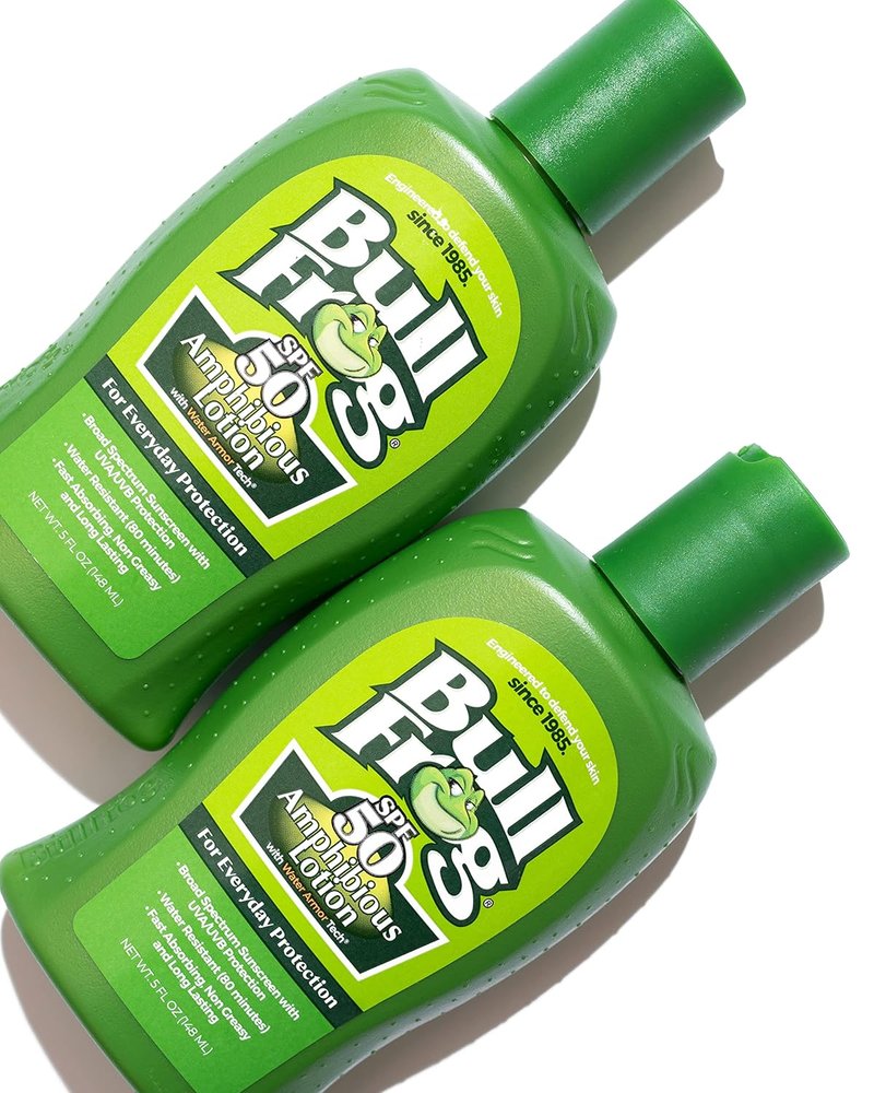 Bullfrog Sunscreen Lotion SPF 50 - Oxybenzone & Octinoxate Free, Broad Spectrum UVA/UVB Protection | 5oz, 2 Pack