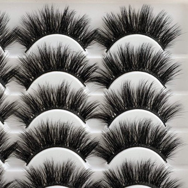ALICE Eyelashes Fluffy Volume Eye Lashes Pack 20MM Long Fake Eyelashes Soft Faux Mink12 Pairs