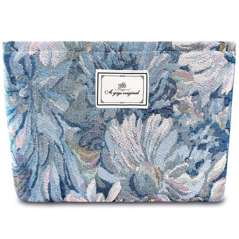 STARDW Floral Cosmetic Bags Makeup Bags for Women,Travel Makeup Bag Large Aesthetic Makeup Bag,Makeup Organizer Bag Zipper Pouch(Oil Painting Style)