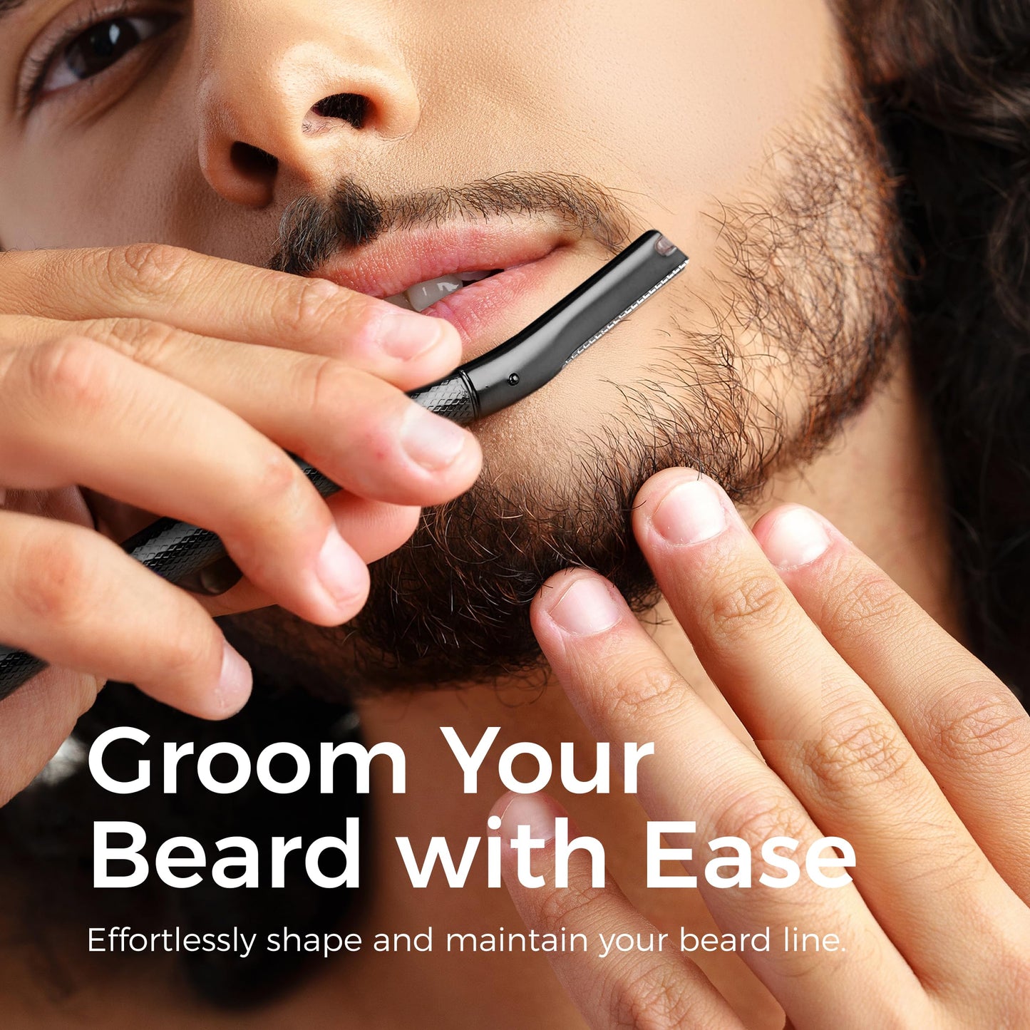 ZOMCHI Eyebrow Razor for Women & Men, Precision Cover, Black