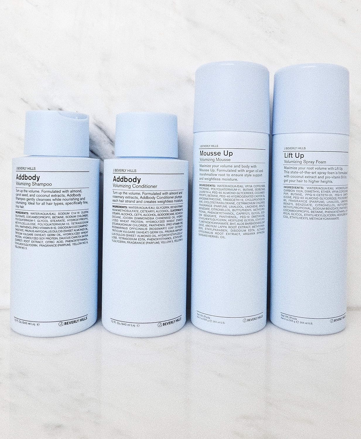 J Beverly Hills Blue Addbody Volumizing Conditioner with Rosemary Oil for Hair Growth, (3 Oz, 12, Oz, 32 Oz)