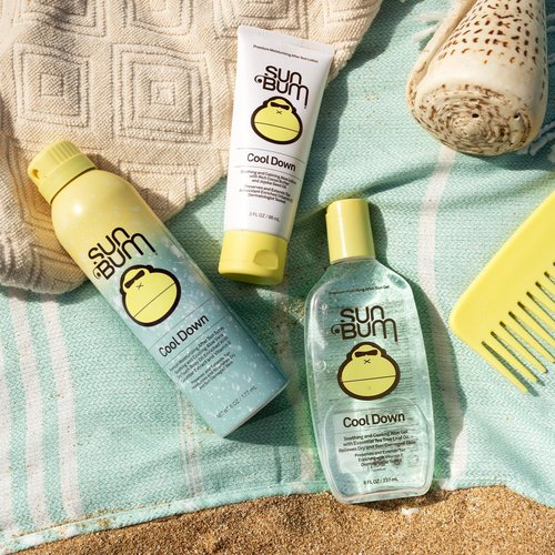 Sun Bum Cool Down Aloe Vera Lotion | Vegan After Sun Care with Cocoa Butter to Soothe and Hydrate Sunburn Pain Relief | 3 oz