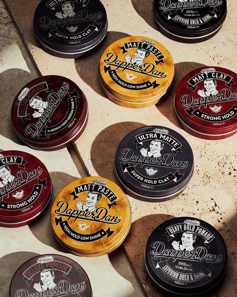 Dapper Dan Matt Clay, Strong Hold Matt Finish, Soft Clay, Easy Application, Mens Hair Styling Product, 2 x 100 ml