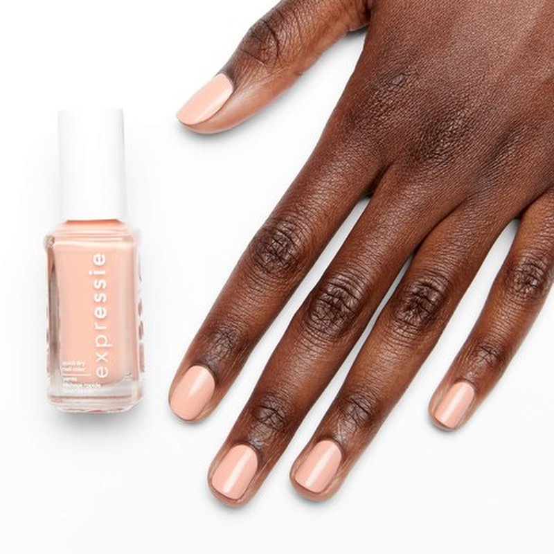 essie expressie Quick-Dry Vegan Nail Polish, All Things Ooo, Pastel Peach, 0.33 Ounce (Pack of 2)