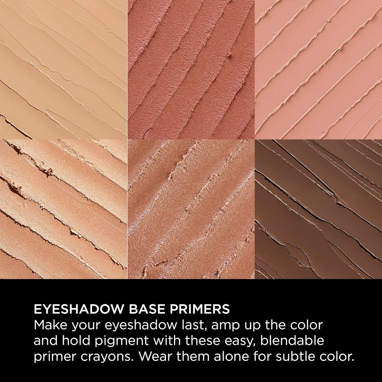 Sigma Beauty Eyeshadow Primer Crayon - Long-Lasting, Crease-Proof Eye Base in Bubbly Pinky Peach Champagne Shimmer