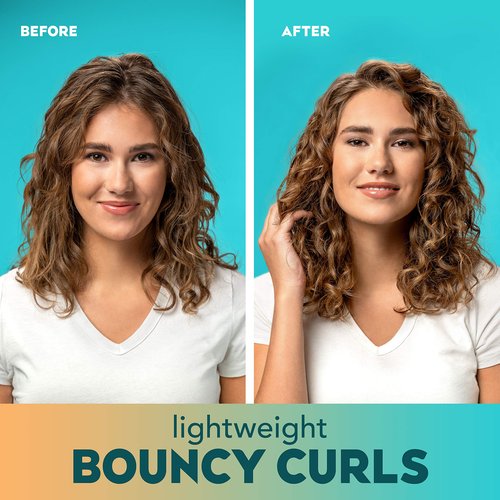 OGX Lightweight + Coconut Fine Curls Shampoo for Curly Hair, Coconut Water Shampoo, Flaxseed Oil, Citrus Oil, 13 Fl Oz (Pack of 2)