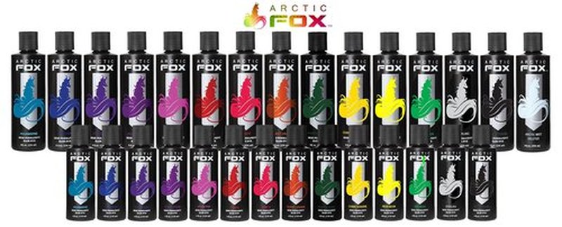 ARCTIC FOX Vegan and Cruelty-Free Semi-Permanent Hair Color Dye (4 Fl Oz, ELECTRIC PARADISE)