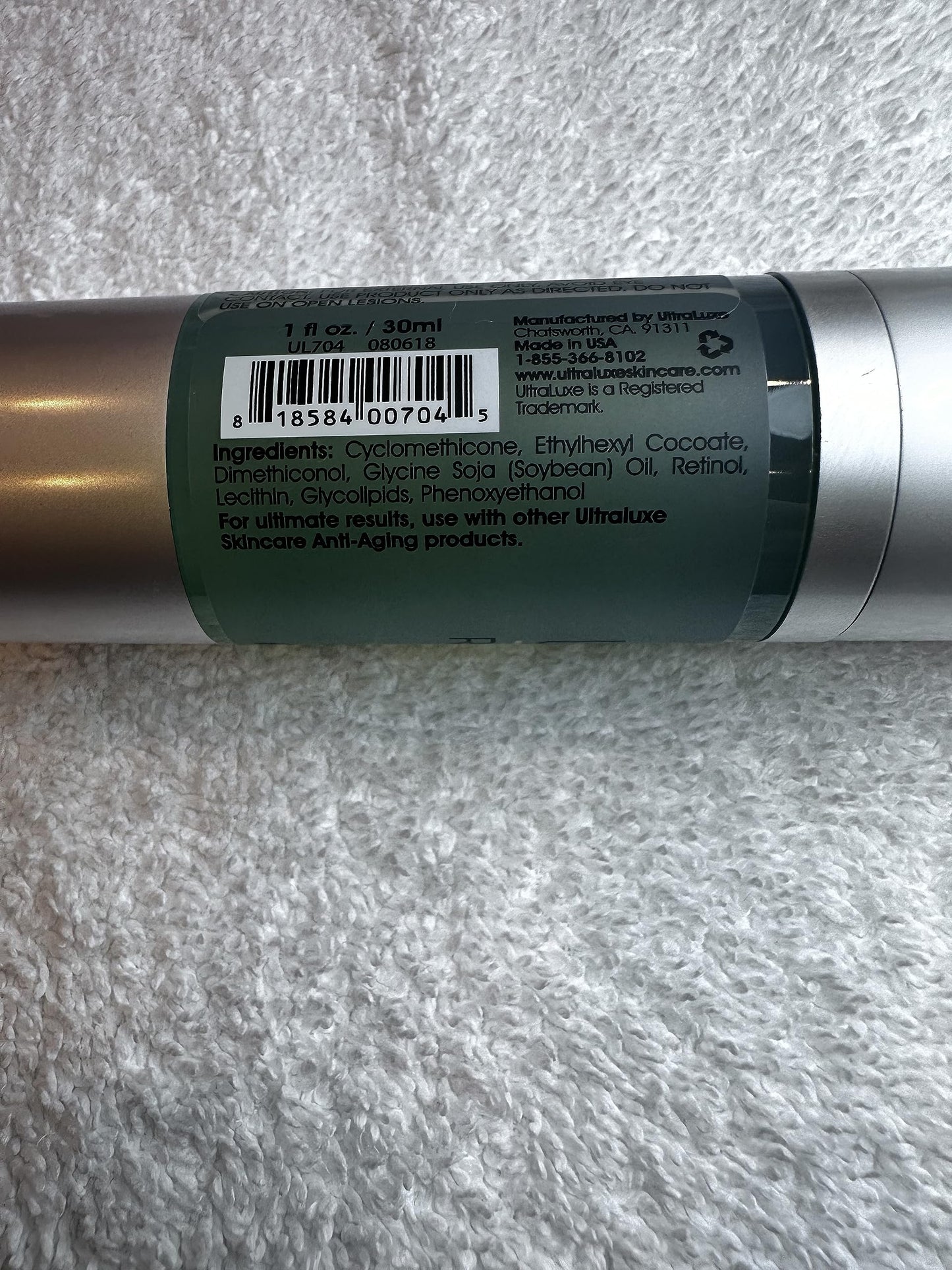UltraLuxe Retinol Renewal Serum 30mL