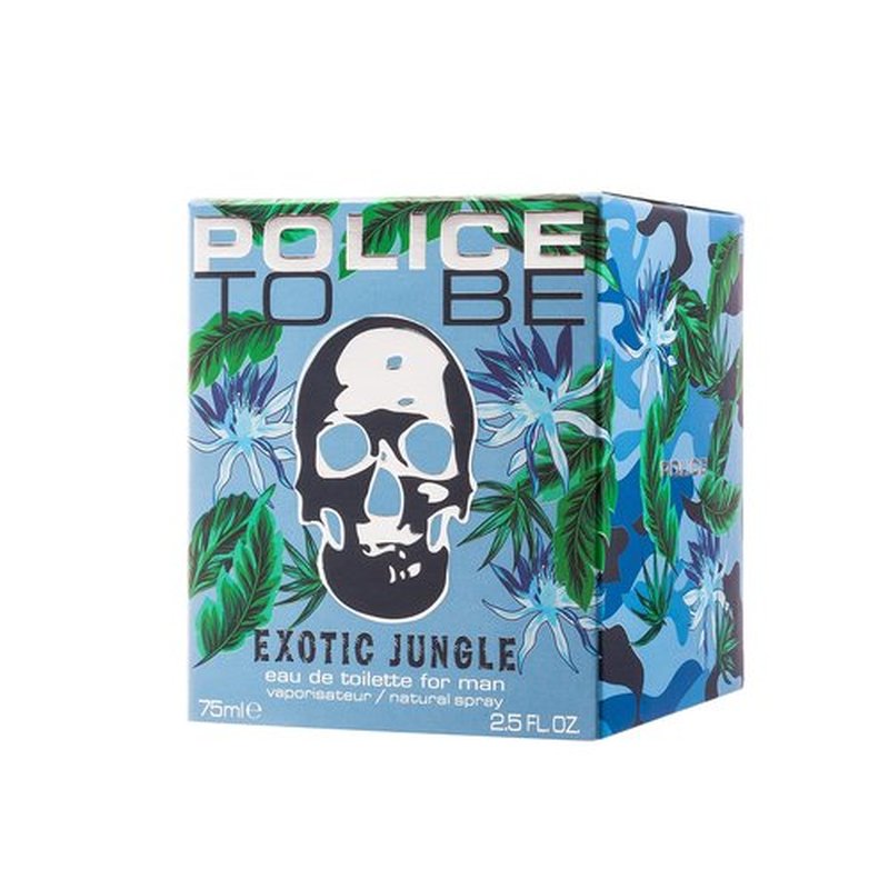 POLICE To Be Exotic Jungle For Man - Fragrance For Men - Sparkling Bergamot And Juicy Mandarin - Turns Into A Smooth Wave Of Seduction - Rich Woodiness Of Vetiver And Cedarwood - 2.5 Oz EDT Spray