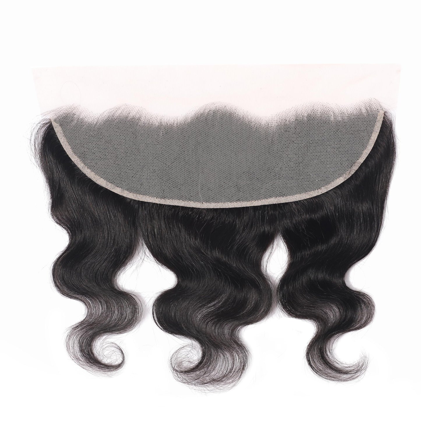 Transparent HD Lace Closure Body Wave human hair closure 12A Brazilian Virgin Human Hair Closure Free Part 100% Human Hair Extensions Pre Plucked Natural Black （10 inch）