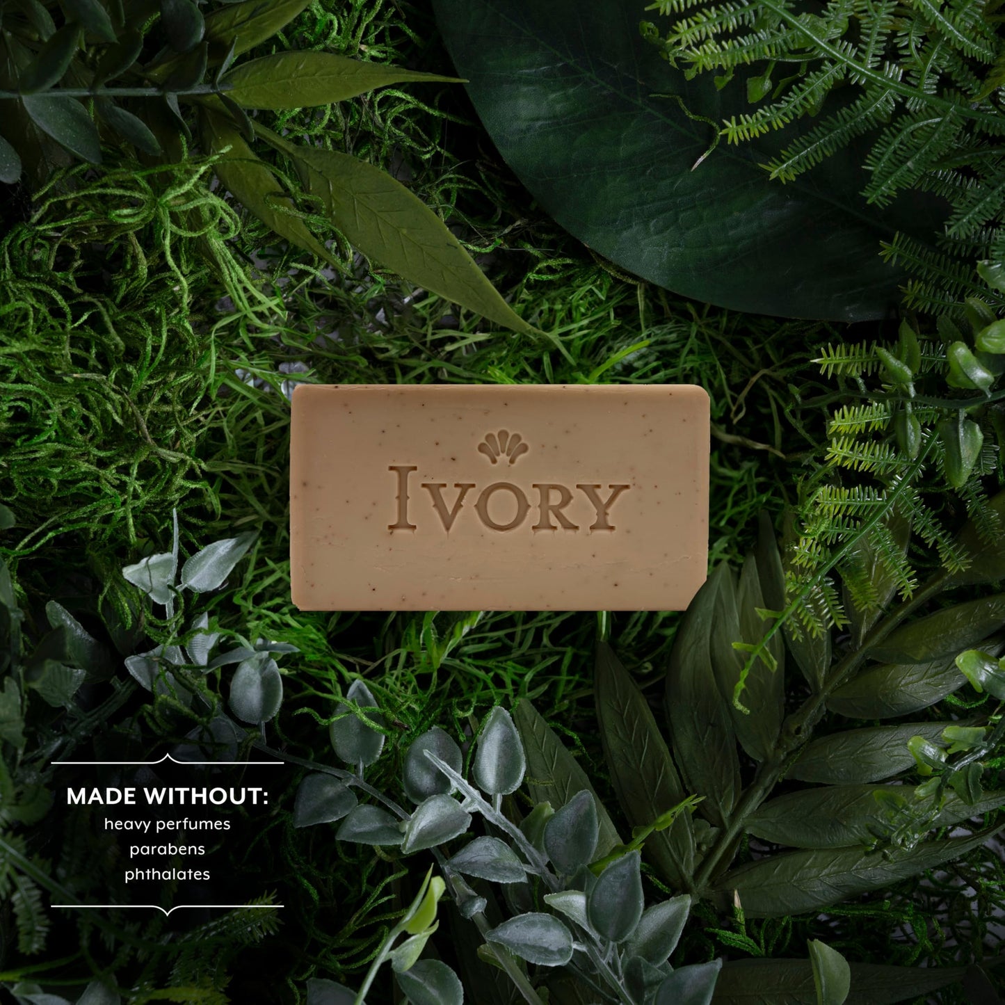Ivory Exfoliating Bath Bar Soap, Designed for Whole Family with Plant-Based Cleansers, Made Without Heavy Perfumes, Parabens or Phthalates, Warm Vanilla + Oat Milk Scent, 3.17 oz (4 Count) (Pack of 8)