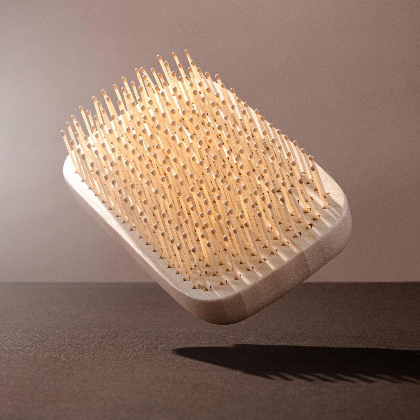 EcoTools Travel Detangler Hairbrush, Gently Detangle & Smooth Hair, Brush For Wet Or Dry Hair, Heat Resistant, Mini Renewable Bamboo Hairbrush For Styling On-The-Go, Vegan & Cruelty-Free, 1 Count