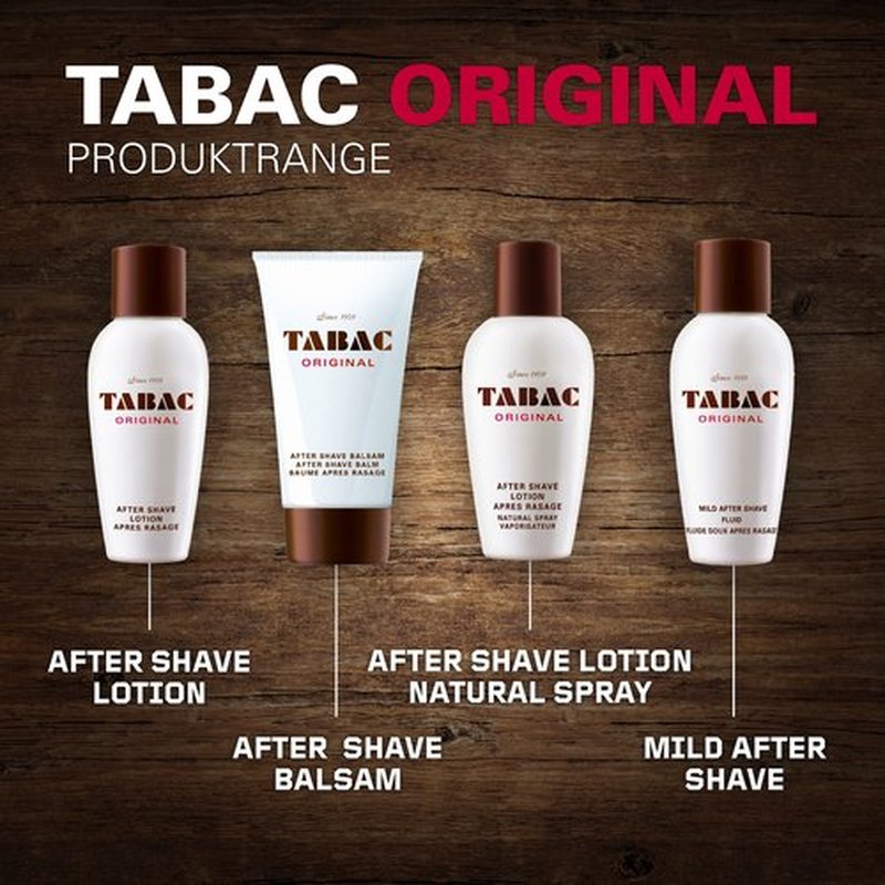 Tabac Original Aftershave for Men by Maurer & Wirtz, 3.4 Ounce