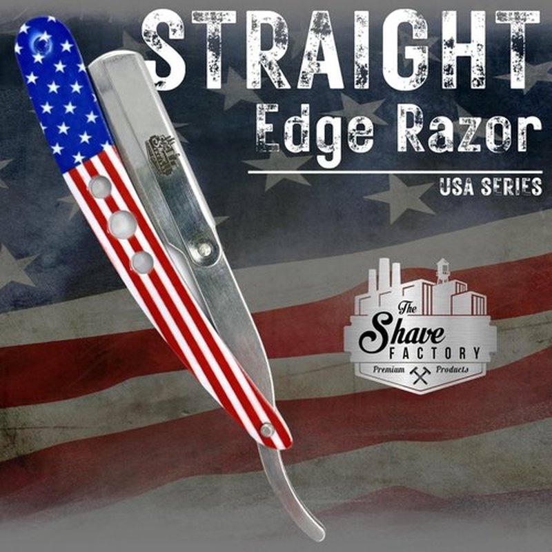 The Shave Factory Straight Edge Razor Kit (USA / 200 Derby Premium Single Edge Razor Blades)