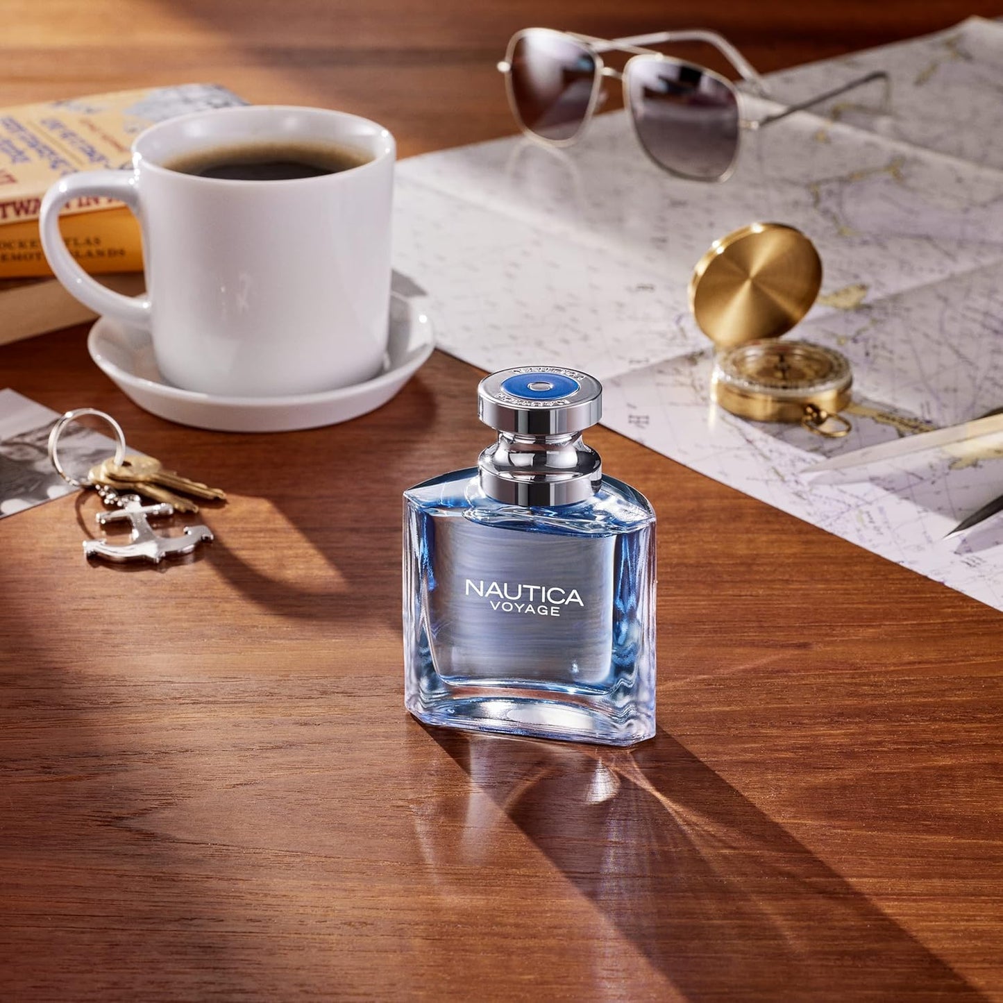 Nautica Voyage Eau De Toilette Spray for Men - 3.4 Fl Oz | Classic Fragrance 100ml