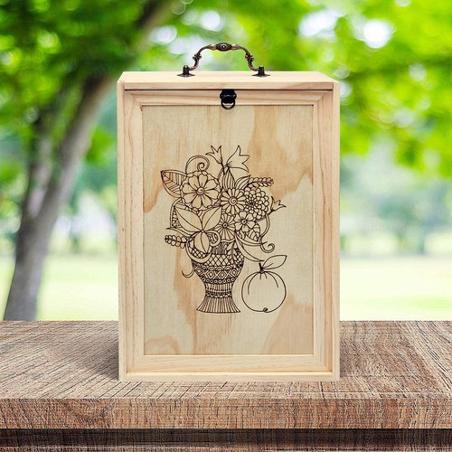 TORIBIO Essential Oils Box for 60 Bottles, Wooden Essential Oils Storage Organizer Holds 5 10 15 20 30 ml for Young Living & Doterra Bottles