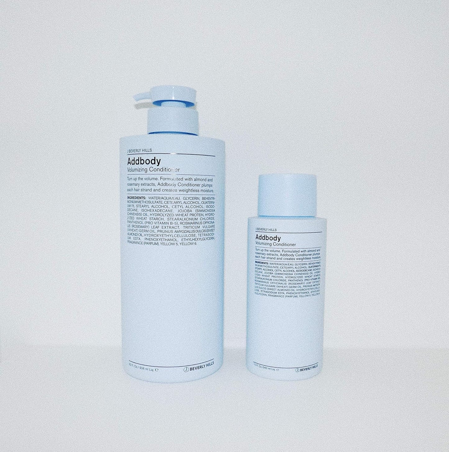 J Beverly Hills Blue Addbody Volumizing Conditioner with Rosemary Oil for Hair Growth, (3 Oz, 12, Oz, 32 Oz)