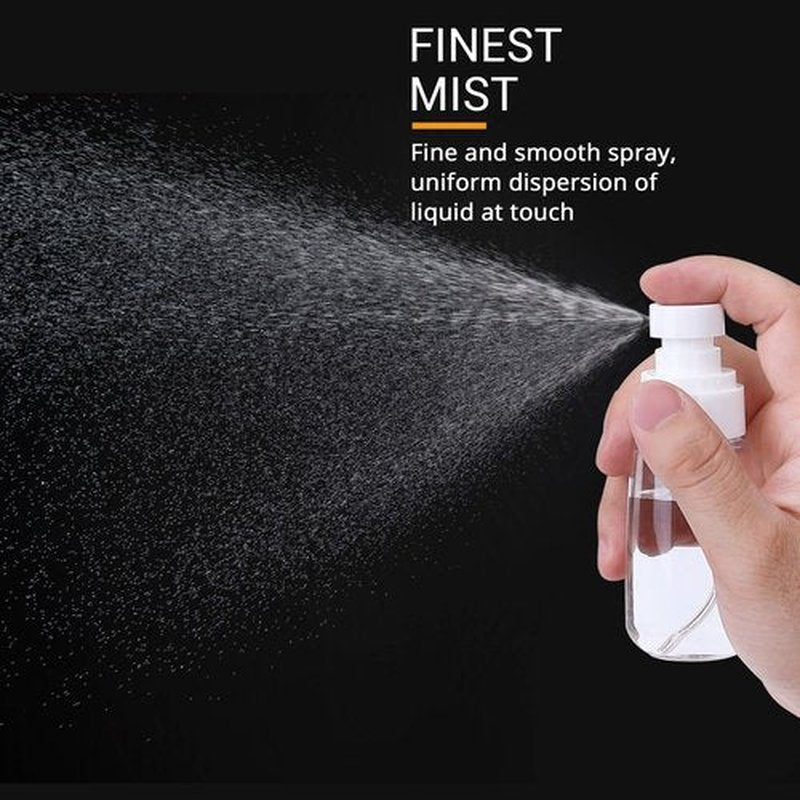 RELANOR Pack 2 Small Spray Bottle Travel Size 3.39oz/100ml - PETG Mist Spray Bottle Travel - Travel Spray Bottle Leak Proof - Mini Travel Sized Spray Bottles for Toners, Face & Hair Mist