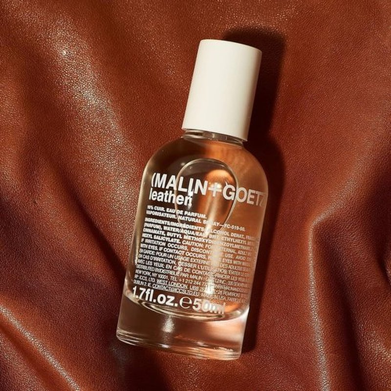 Malin + Goetz Leather Eau de Parfum, 1.7 Fl. Oz. – Men & Women's Perfume, Modern Fragrance, Rustic Wood Scented Perfume, Vintage Leather Scent, Vegan & Cruelty Free