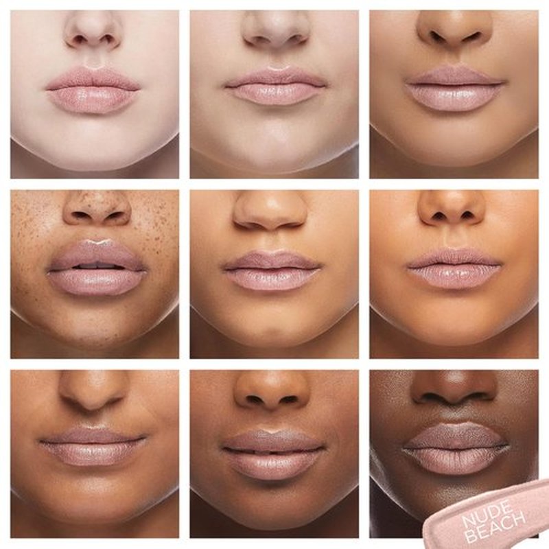 Pure Cosmetics Pure Illumination Lip Gloss - LED-lit Applicator w/Side Mirror - Non-Sticky, Moisturizing & Hydrating Lip Glosses - Soothes & Protects Dry Chapped Lips (Nude Beach)