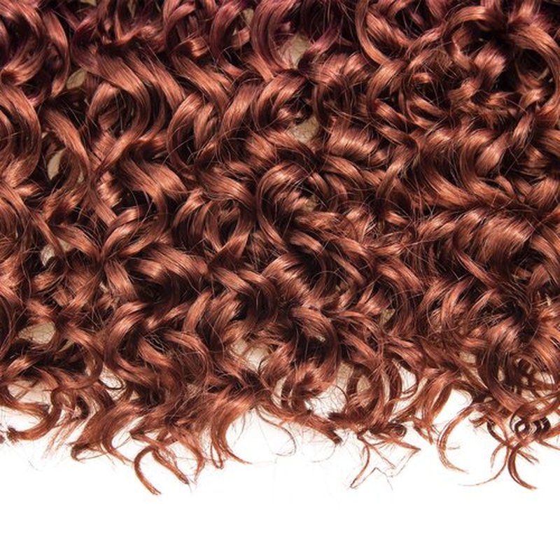 GoGo Curl Crochet hair 18inch Water Wave Crochet hair Ombre Synthetic Bohemian Crochet Braid Deep Wave Braiding hair Extensions (5Packs,1B/530/350)